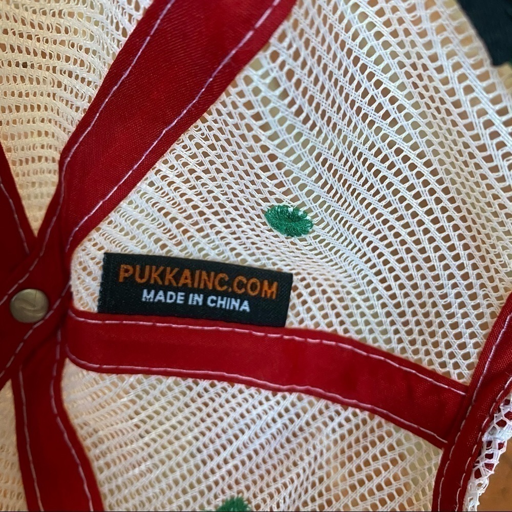 Pukka Green, red & white hat - Picture 7 of 11